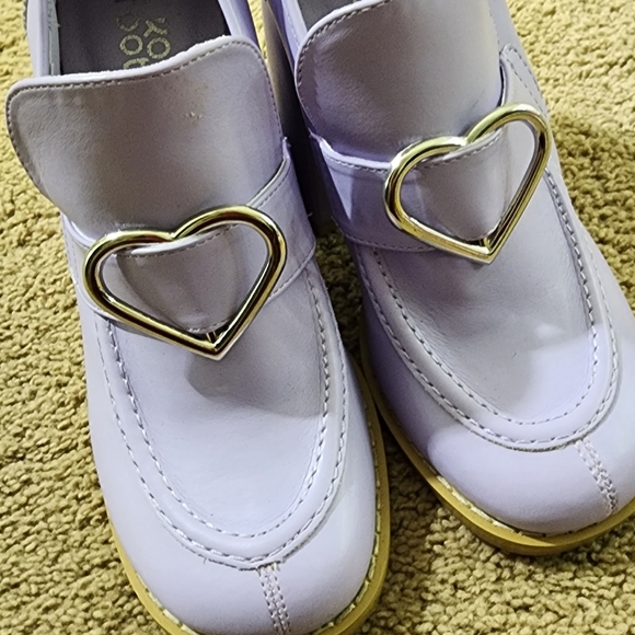 Koi Footwear Purple Delights Heeled Loafers - Picture 7 of 10